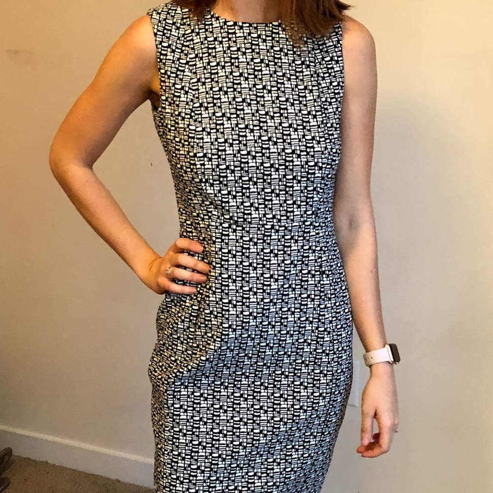 Black and White Calvin Klein Dress